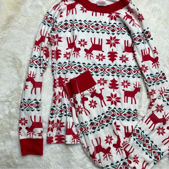 Hanna Andresson Kids Holiday Long John Pajama Set - Picture 4 of 10